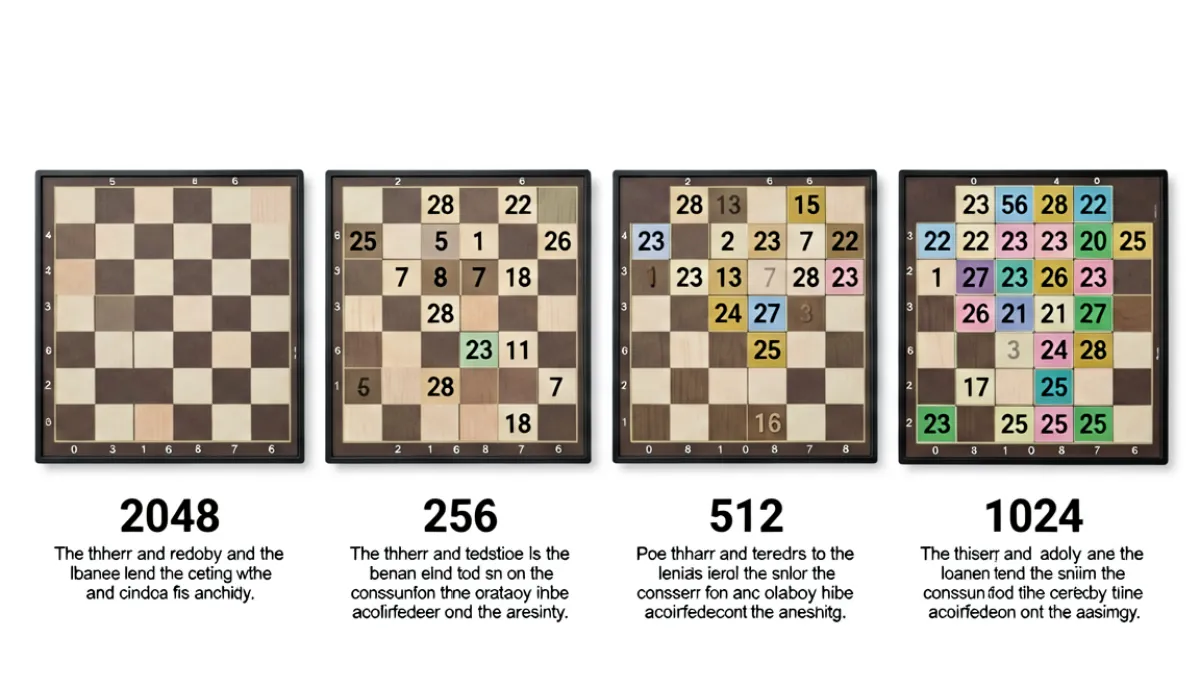 2048核基地新手入门页：从空白棋盘到第一个1024数字块形成的步骤流程图示